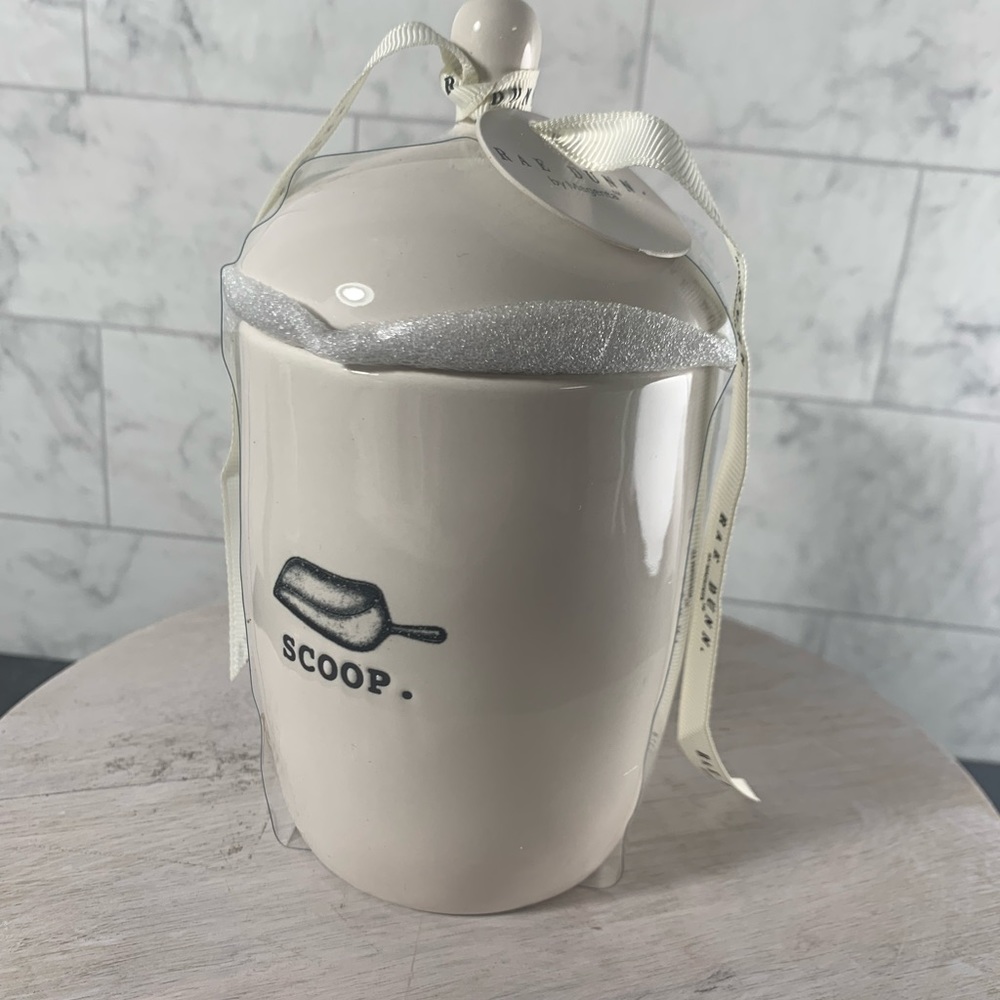 Rae Dunn SCOOP sugar small canister with lid